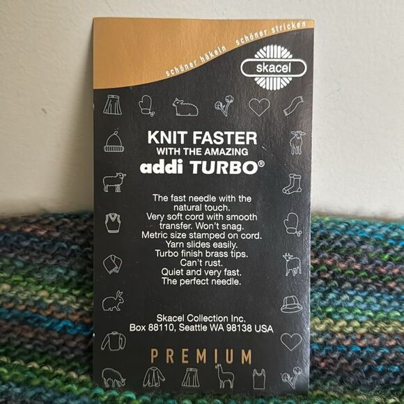 Addi Turbo Circular Knitting Needles #5 24inch - Picture 3 of 7